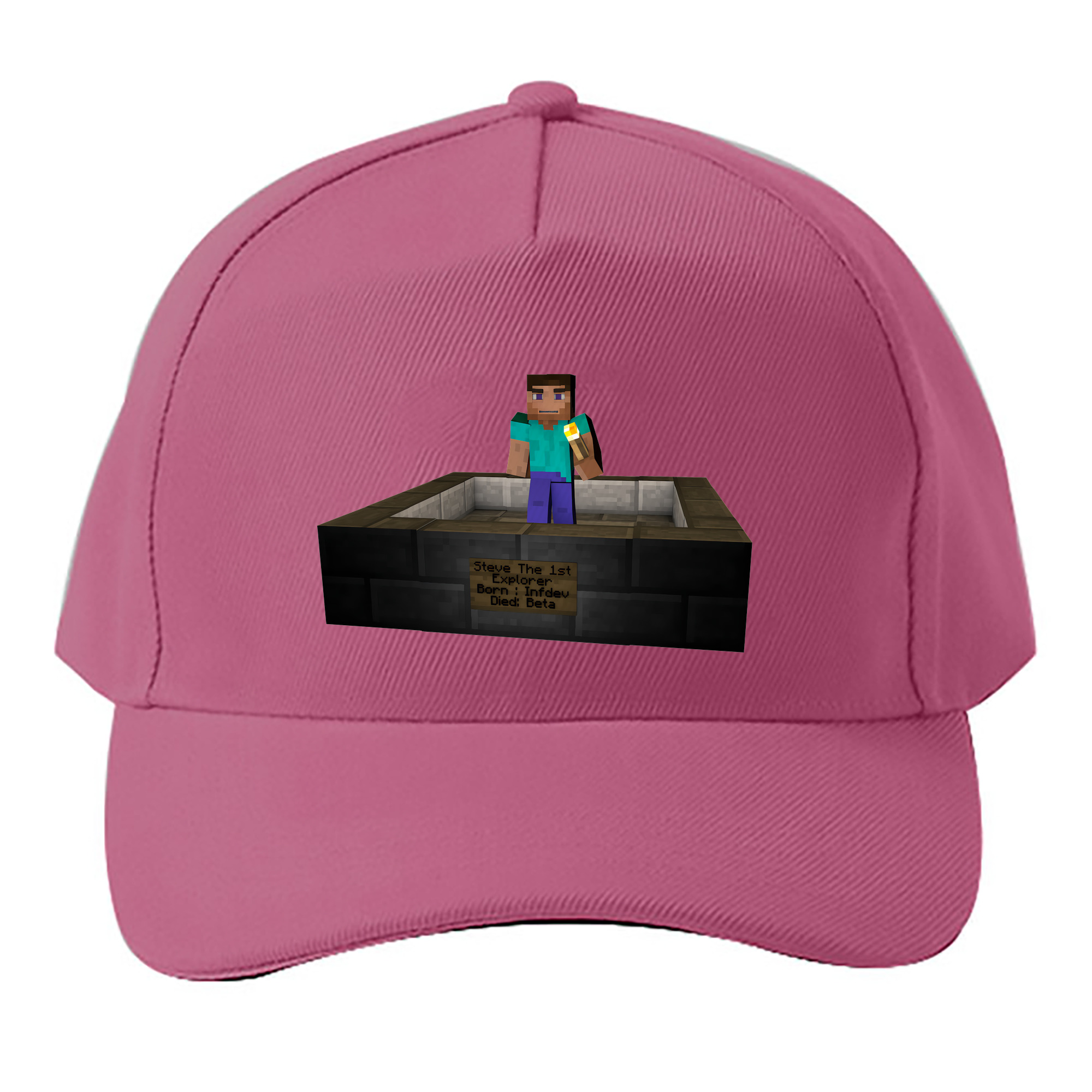 （画像用） マインクラフト ブロックの世界 Minecraft MC Block world ベースボールキャップ 綿100％ 男女兼用 帽子 スポーツ